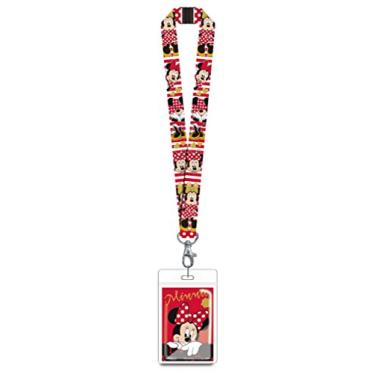 Imagem de Disney 85928 Minnie Mouse Red Lanyard Novelty and Amusement Toys, Multi-Colored, 3"