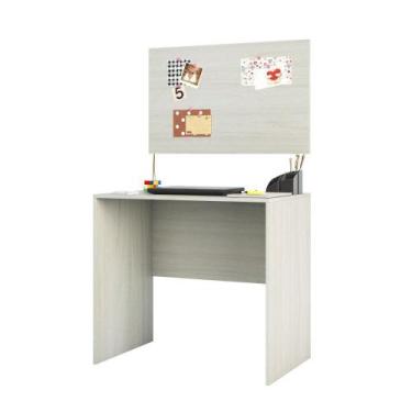 Imagem de Escrivaninha Multiuso Compacta Com Painel 80cm Prime Luciane Ma³veis
