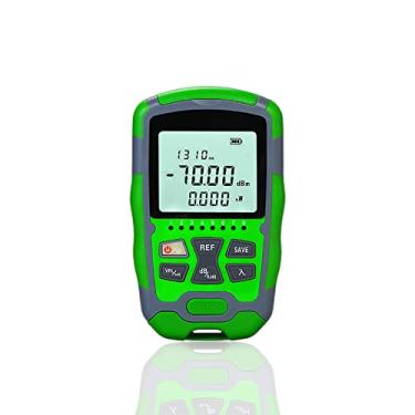 Imagem de Medidor de potência óptica, testador de cabo de fibra óptica portátil,850.980.1270,1300,1310,1490,1550,1577,1625,1650nm, teste de rede RJ45, 70 10dbm com bateria e cabo de carregamento USB 15 MW