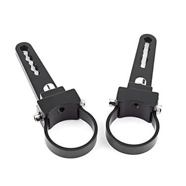 Imagem de Braçadeiras de suporte de montagem, 1,5" - 3" tubo de liga de alumínio buldo/barra de rolo suporte de braçadeiras para carro off-road trabalho luz de LED (2")