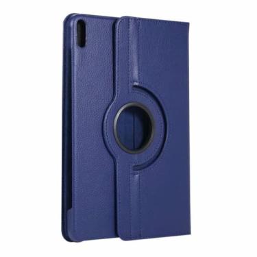 Imagem de CUTTIZ Elegante multifuncional suporte exclusivo para tablet compatível com Huawei Matepad Pro 10,8 polegadas Matepad 10,4 polegadas capa protetora de couro (azul escuro, Matepad 10,4 polegadas)