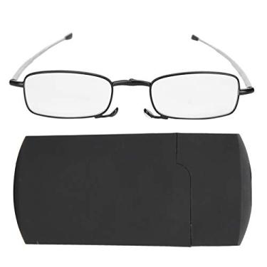Imagem de Óculos De Leitura Dobráveis, Óculos De Leitura Listrados Vermelhos E Estojo De Armazenamento, Óculos De Leitura Para Ferramentas De Fabricação De Joias Lente Transparente [55-59 +200 ]