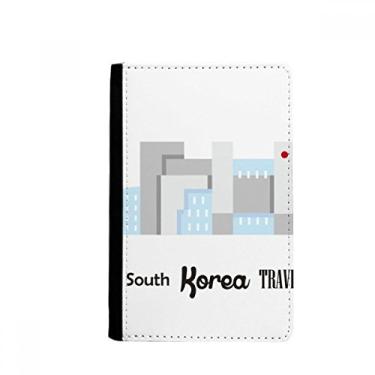 Imagem de South Korea Landmarks The Building Passport Holder Notecase Burse Wallet Cover Card Purse, Multicolor