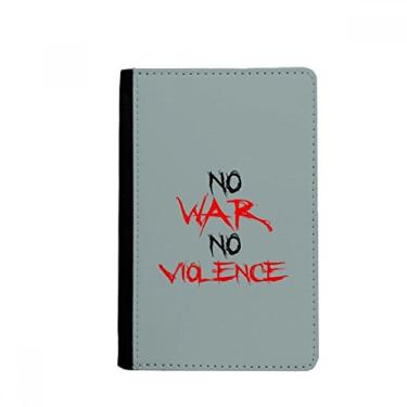 Imagem de No War No Violence Love Peace World Passport Holder Notecase Burse Carteira Capa Cartão Bolsa, Multicolor