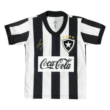 Imagem de Camisa Liga Retrô Mauricio Botafogo 1989 Cola Infantil