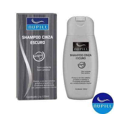 Imagem de Shampoo Nupill Cinza Escuro Para Realce Da Coloração Capilar 120ml
