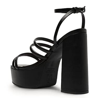 Imagem de My Shoes, Sandália Feminino, Preto (Black), 38