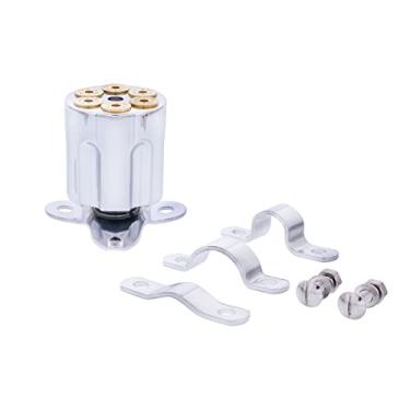 Imagem de United Pacific 70106 Volante de Cilindro de Arma de Alumínio Resistente para Caminhões e Equipamentos Pesados, Reduz o Esforço e a Fadiga – Um Spinner de Roda