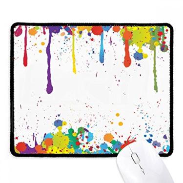 Imagem de Mousepad Graffiti Street abstrato colorido ponto-color borda costurada tapete de borracha para jogos