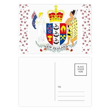 Imagem de Cartão postal The National Emblem of New Zealand Christmas Flower Celebration Cartão Bênção