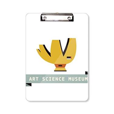 Imagem de Prancheta de prancheta do Museu da Ciência de Arte de Singapura Placa de apoio A4