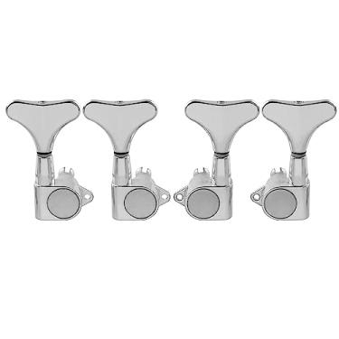 Imagem de Musiclily Pro 2+2 Tarraxas Blindada para Baixo 4 Cordas, Cromado