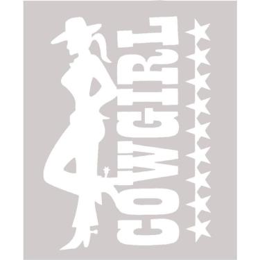 Imagem de Adesivo Cowgirl - Rodeo West 14035