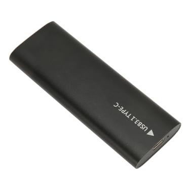 Imagem de Gabinete SSD Tipo C, UASP Trim Safe Stable USB C 3.1 Liga de Alumínio M.2 SATA SSD Gabinete 10 Gbps para 2280 2260 SSD (Preto)