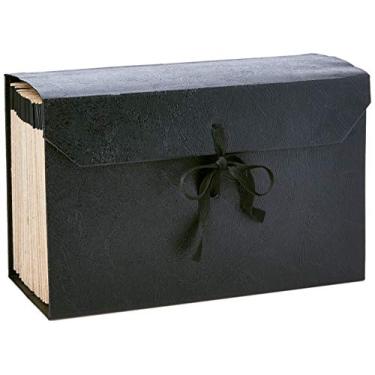 Imagem de Pasta Sanfonada Papel Duplicata 31 Divisoes Preta - 4451