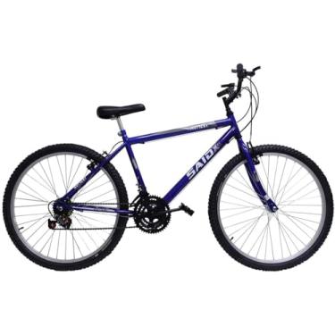 Imagem de Bicicleta Aro 26 Bike Quadro em Aço 18 Marchas (Azul)