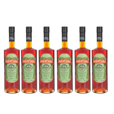 Imagem de Kit 6 Cachaças Gabriela Cravo E Canela Paratiana 700 ml Artesanal Premium Premiada Paraty Destilada Presente Jorge Amado Natal Drink Pinga