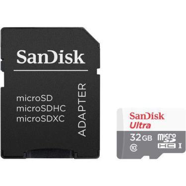 Imagem de Cartão Micro Sd Ultra 32Gb Sandisk 100Mb/S Classe 10