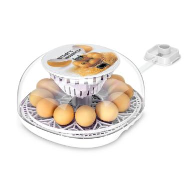 Imagem de 12 incubadoras para incubação de ovos, incubadora automática de ovos com giro automático de ovos e controle de umidade, visão de 360 ​​graus para incubação de ovos de frango, codorna,(EU)