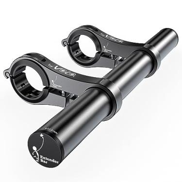 Imagem de Volo Extender BAR suporte de extensão de extensão de bicicleta de alumínio para bicicleta, suporte de bicicleta, serviço GPS, faróis etc., Preto