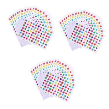 Imagem de BESTonZON 300 Folhas Pentagrama Adesivo adesivos de estrelas spray nano para rosto plantar etiqueta do pacote de presente adesivos de recompensa Celebridade aplique filho Papel