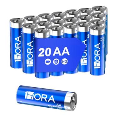 Imagem de Pilha AA 1Hora 1.5V Pacote com 20 Unidades Não Recarregável