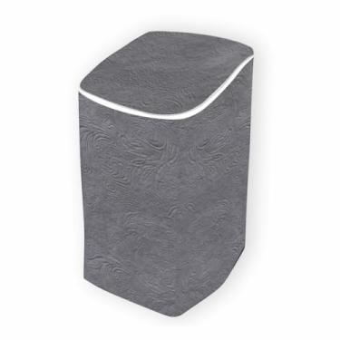 Imagem de "Capa Para Tanquinho Colormaq Mueller Suggar Lavamax Arno Electrolux Consul Britânia Impermeável Flanelada Com Zíper Proteção UV Material Super Resistente E Perolizado de Qualidade" (Cinza)