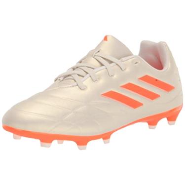 Imagem de adidas Tênis infantil unissex Copa Pure.3 firme, Off White/Team Solar Orange/Off White, 11.5 Little Kid