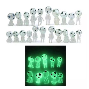 Imagem de It 10 Miniatura Bonequinho Et Elfos Brilha No Escuro Verde