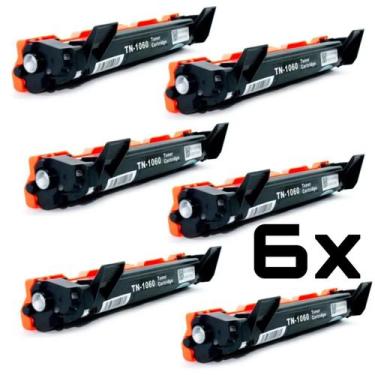 Imagem de KIT 6 Toner Compatível Tn1060 TN1060 Preto Hl-1112 Hl-1202 Hl-1212w Dc