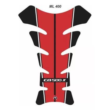 Imagem de Adesivo Protetor Tankpad + Brasão Moto Cb 500x - Resitank