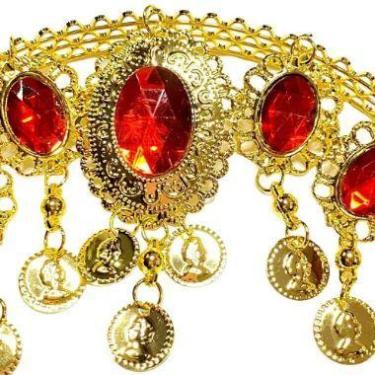 Imagem de Tiara Testeira com Pedras Dança do Ventre/ Cigana/ Indiana - TTP-U - A