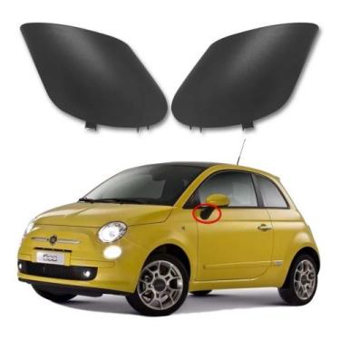 Imagem de Par Acabamento Base Retrovisor Fiat 500 2010-2011