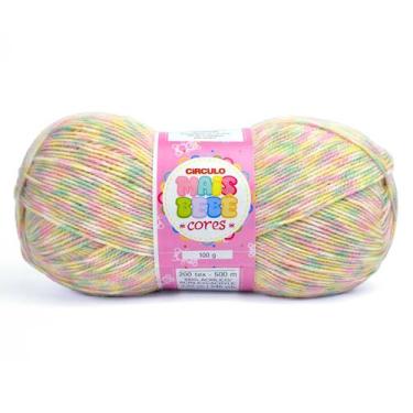 Imagem de Lã Mais Bebê Cores Círculo 100g - Circulo, 9178 Candy Colors