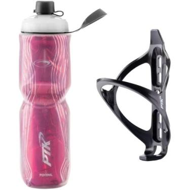 Imagem de Garrafa Água Bike Squeeze Térmica Ciclismo Academia Caramanhola 700ml 