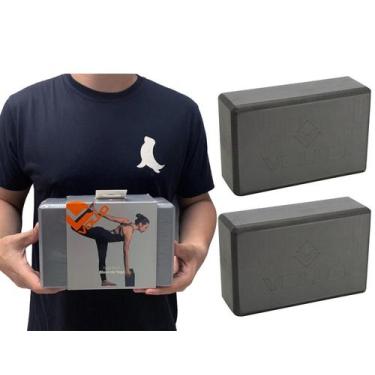 Imagem de Kit 2 Blocos Em Eva Vollo Sports Vp1070 Para Exercícios De Yoga Equilí