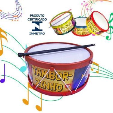 Imagem de Tamborzinho Fazendinha Infantil Kids Instrumentos Musicais Brinquedo M