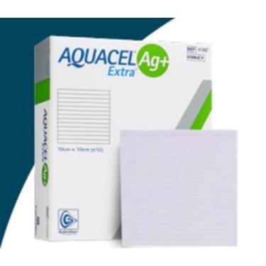 Imagem de Curativo Aquacel AG+Extra Convatec, fita 2 x 45 cm/5 unidades por caix