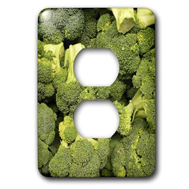 Imagem de 3dRose Tampa de tomada de brócolis saboroso lsp_7902_6, multicolorida