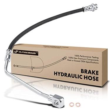 Imagem de A-Premium Mangueira hidráulica de freio lateral do passageiro dianteiro compatível com modelos selecionados Cadillac, Chevy e GMC - Escalade 1999, Blazer 1992-1994, K1500, K1500 Suburban, K2500, K2500
