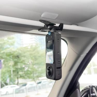 Imagem de Lupholue Suporte de clipe para viseira de sol de carro atualizado compatível com GoPro Hero 12, 11, 10, 9, 8, 7, Session, APEMAN, Xiaomi Yi, SJCAM, DJI, Insta 360 e a maioria das câmeras de ação