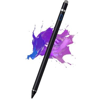 Imagem de Caneta Stylus ativa para iPhone/iPad/Android, Kenkor Pencil com função de toque duplo, caneta digital de ponta fina recarregável para Apple iPad Pro/Air/Mini/iPhone/celular