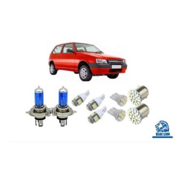 Imagem de Kit Lâmpadas Led Uno 91 92 93 94 95 96 97 98 99 00 01 02 03 - Blue lio