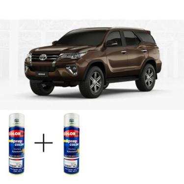 Imagem de Spray automotivo marrom urban + verniz spray 300ml - Sherwin Williams