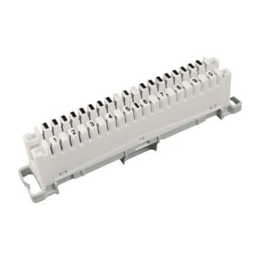 Imagem de Bloco de Engate Rápido M10 para telefonia 10 Pares com Corte - Pier Te