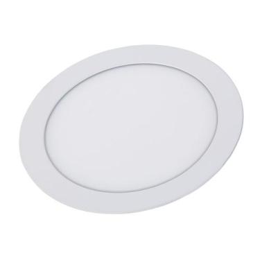 Imagem de Painel Plafon de Embutir Redondo Branco 30cm Led 24W 4000K Bivolt - GA