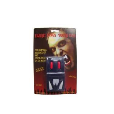 Imagem de Kit dentes de vampiro + cápsula de sangue falso fantasia - Lynx