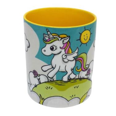 Imagem de Caneca Coração Rosa Personalizada Unicórnio Encantado - GMH Prod. Serv