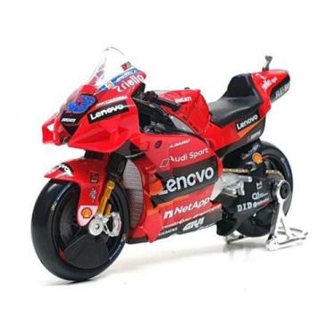 Imagem de Moto GP Ducati Lenovo Team 2021 Jack Miller  43 Maisto 1/18, Vermelho