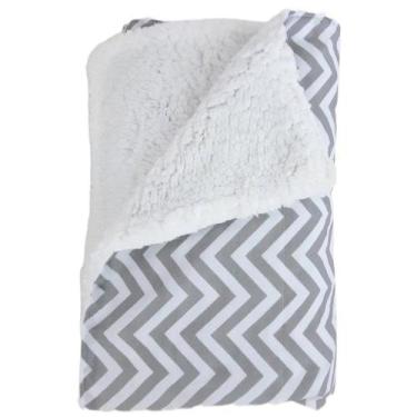 Imagem de Cobertor Sherpa de Bebê Estampado - Talismã, Cinza